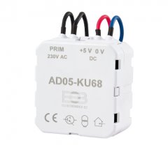 Built-in 5V switching power supply