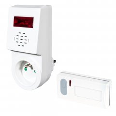 Wireless doorbell with switch socket