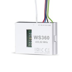 Wireless tranmitter under switch