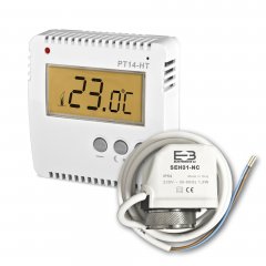 Thermostat with thermo-el. drive